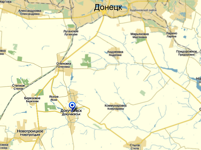 Карта докучаевска с улицами и номерами домов