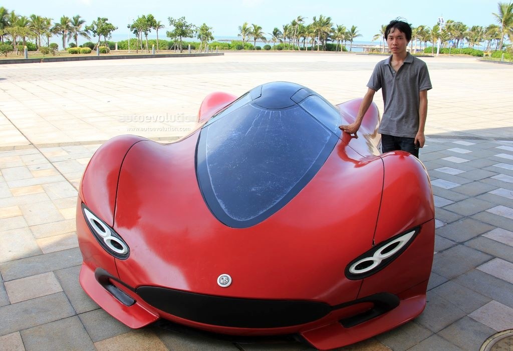 Молодой китаец сделал суперкар за $5000 